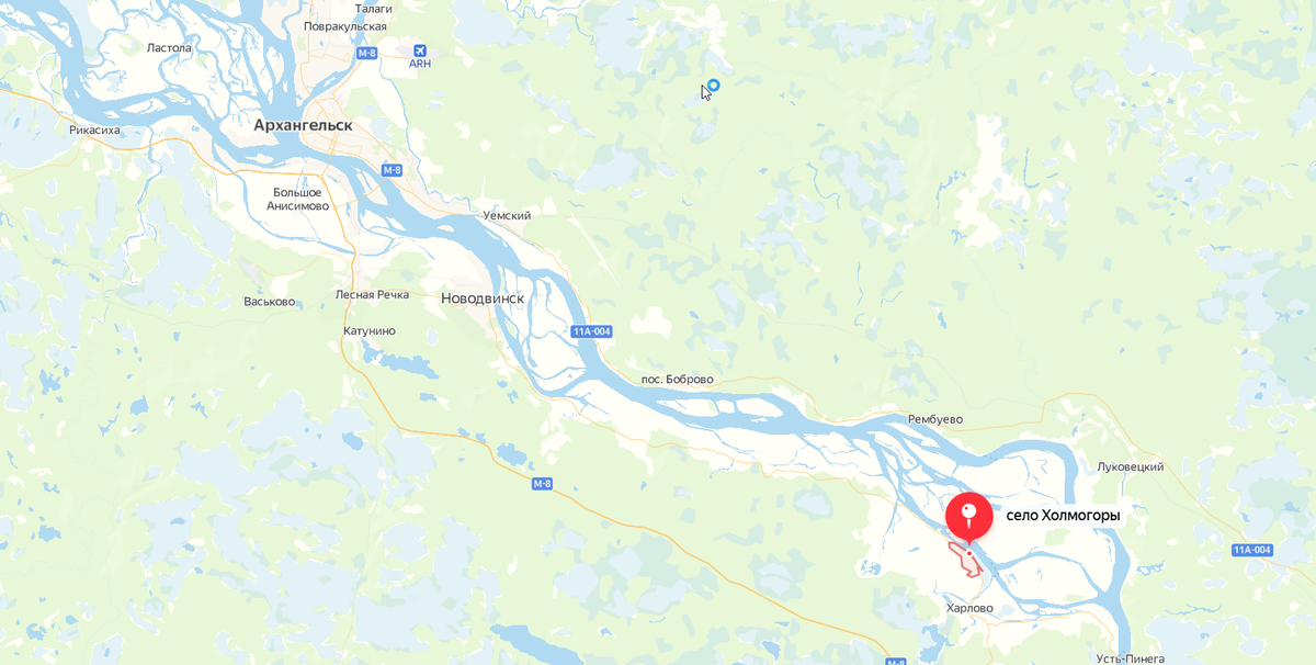 Расположение села Холмогоры | Яндекс.Карты
