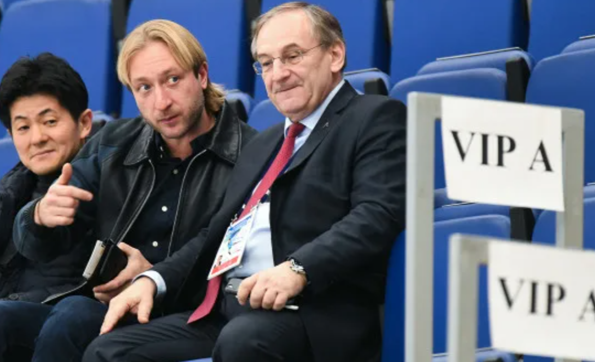 Евгений Плющенко и Александр Коган (справа). Источник фото: РИА новости, Александр Вильф.