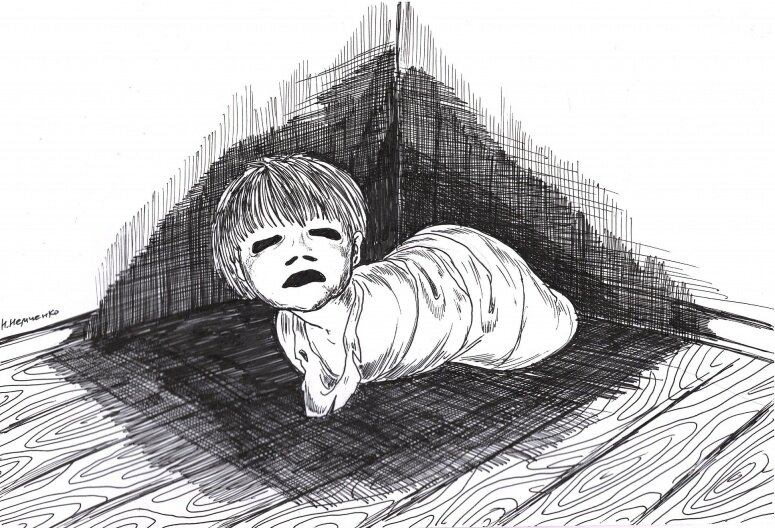 Игоша, умерший в утробе или убитый не крещенный младенец.