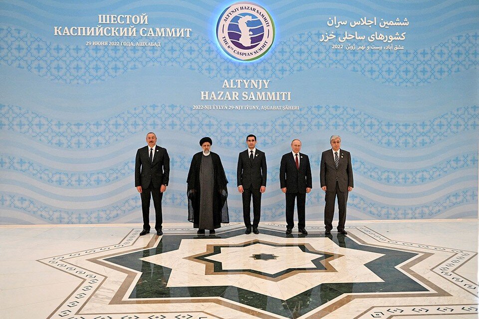     29 июня 2022 года в Ашхабаде (Туркмения) открылся 6-й Каспийский саммит.  REUTERS