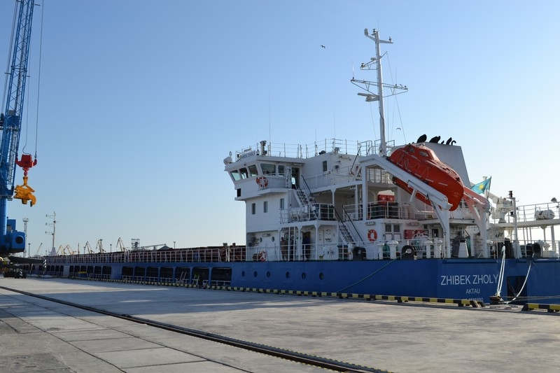 Сухогруз «Жибек Жолы» Фото пресс-службы Невского судостроительно-судоремонтного завода.