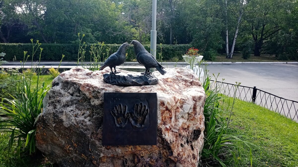 Влюблённые голуби-студенты