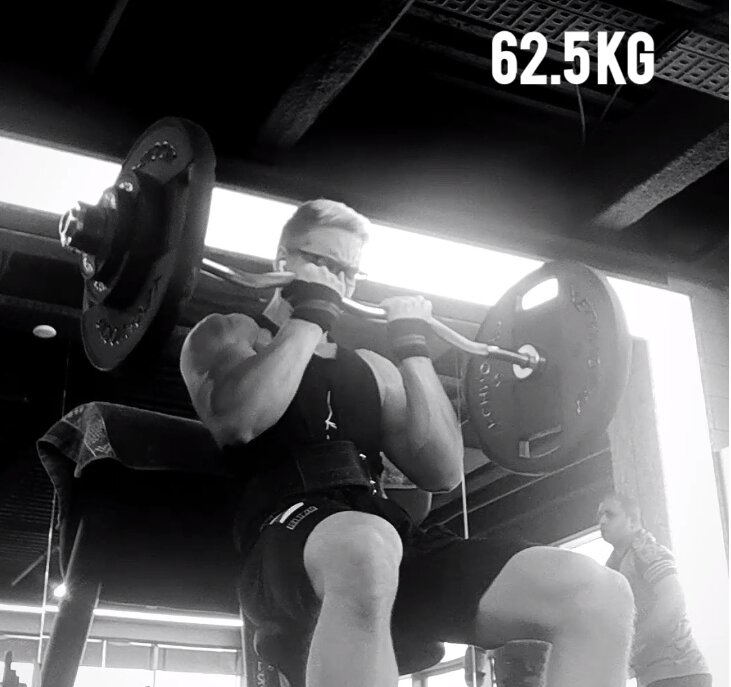 Тренировка в зале с техникой частичной амплитуды