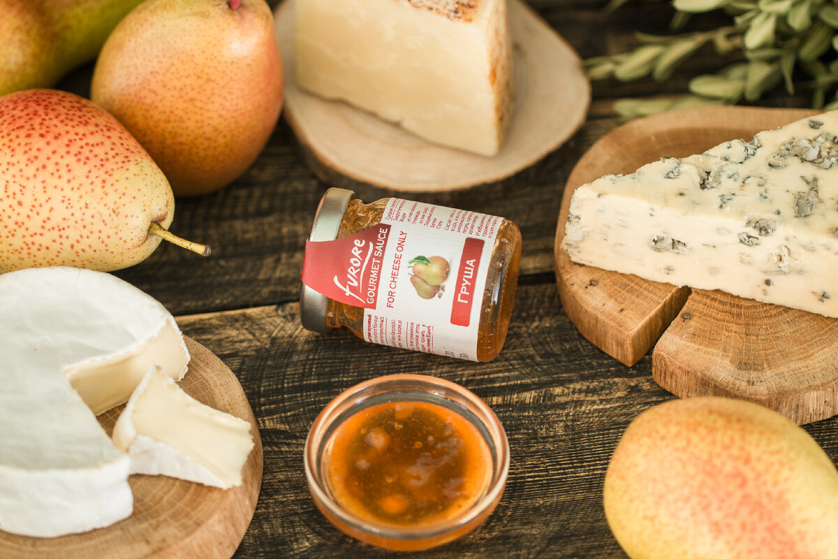 Фруктовая горчица "Груша" к сыру и мясу