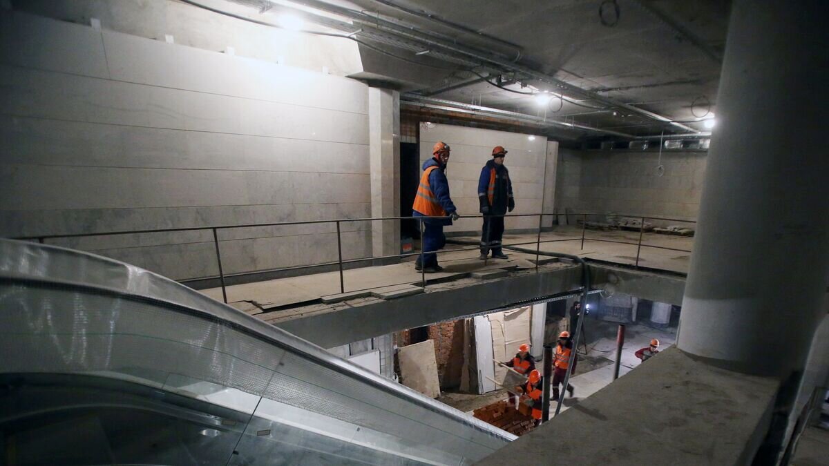    Строительство ТПУ "Площадь Гагарина"© РИА Новости / Виталий Белоусов