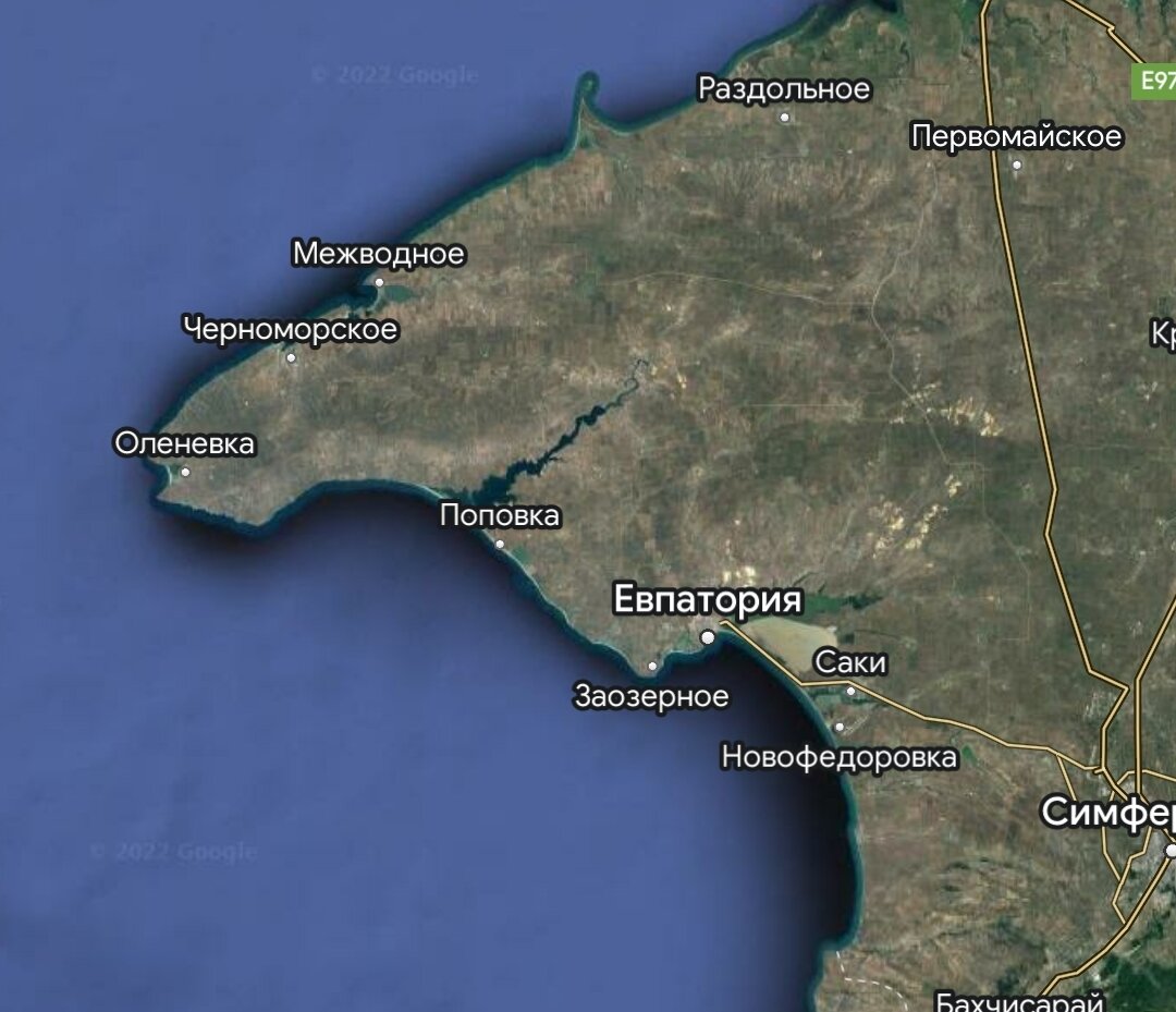 Запад Крыма. Мыс Тарханкут. Оленевка. 