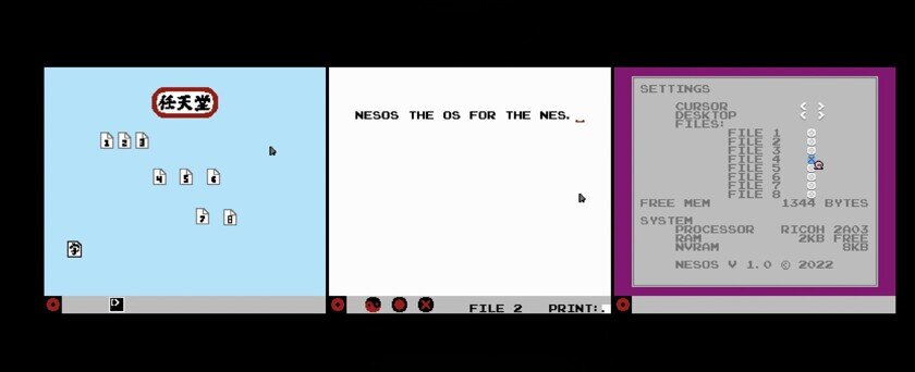    Интерфейс NES-OS. Фото: Inkbox Software