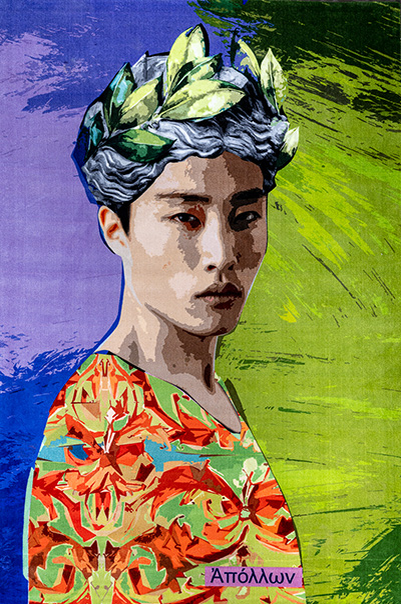 Китайский ковёр из полиэстера «OLYMPIC GODS» APOLLO из каталога kover.ru