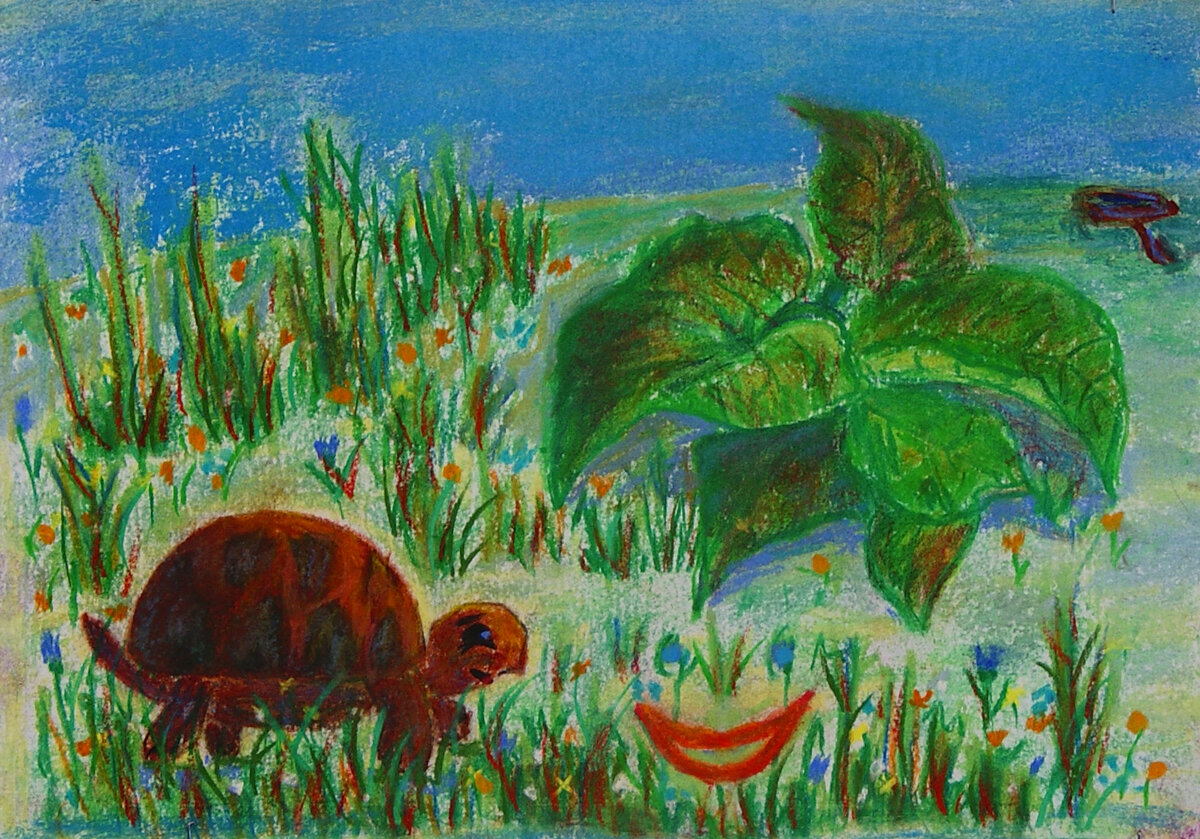 Улыбка. Пастель, Бумага, г. Иркутск, Марина Попова