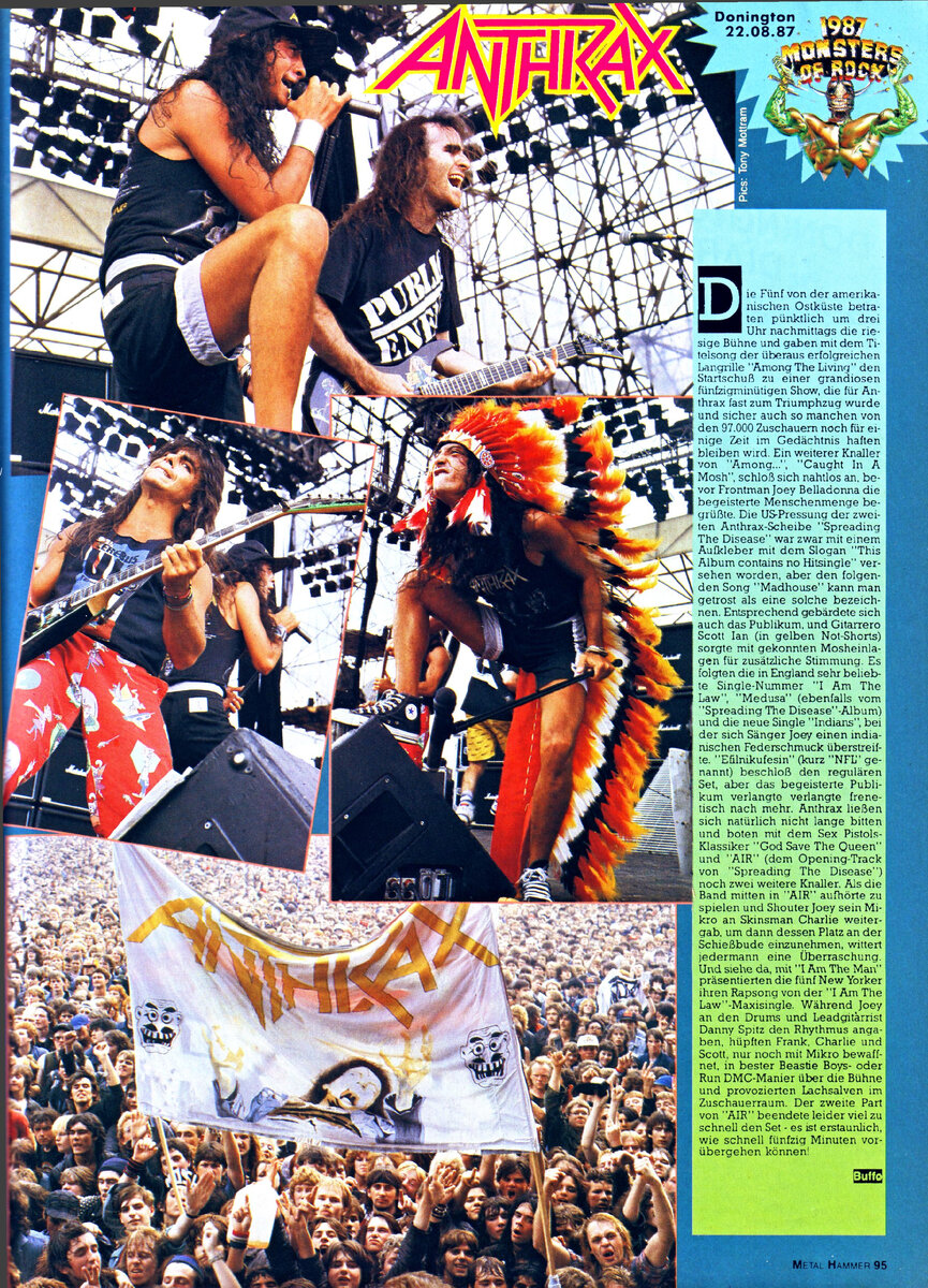 Страница журнала Metal Hammer