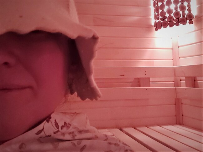 Фото автора блога в бане