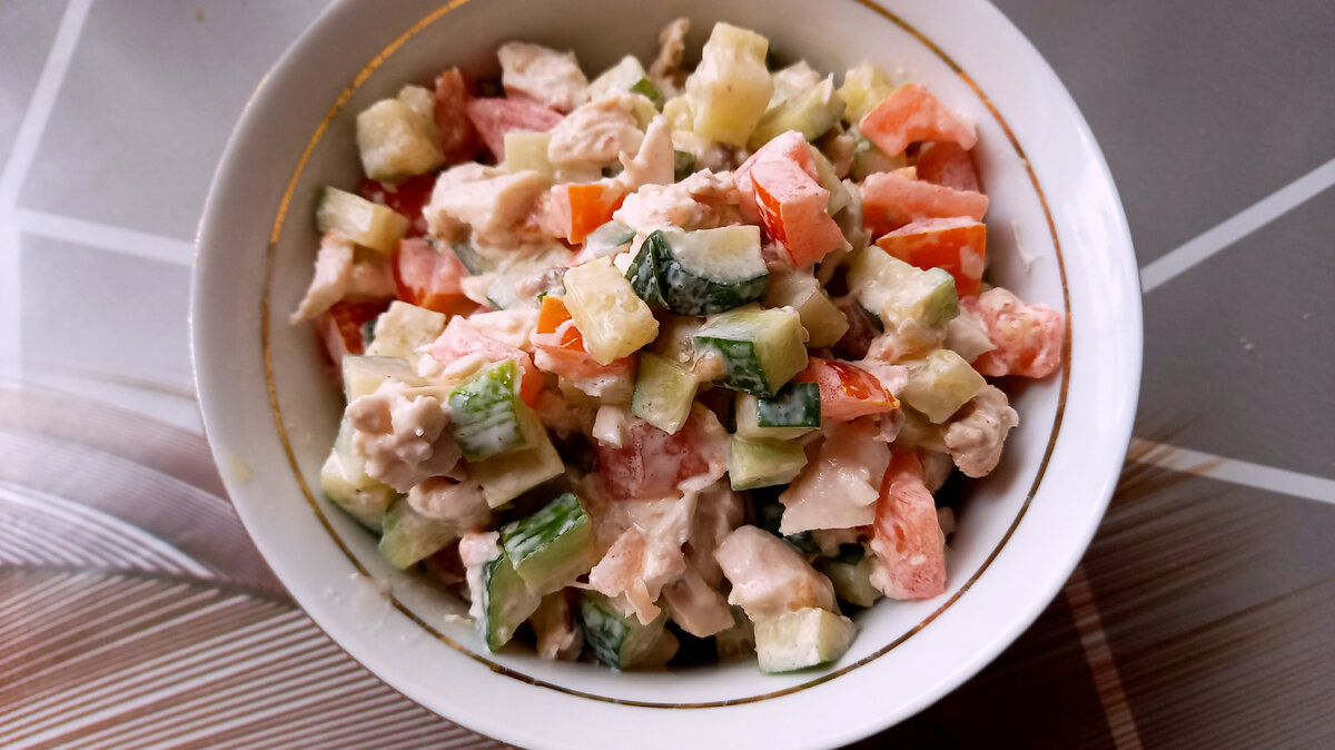 Салат На Праздник и На Каждый День! Вкусный Салат ВЕСНА... - YouTube