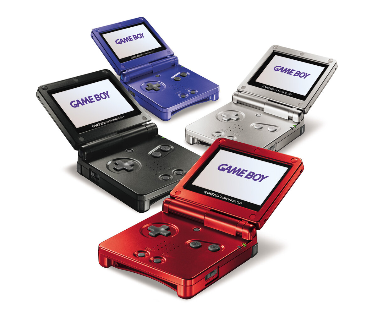 Фото для иллюстрации. Линейка Game Boy Advance SP.