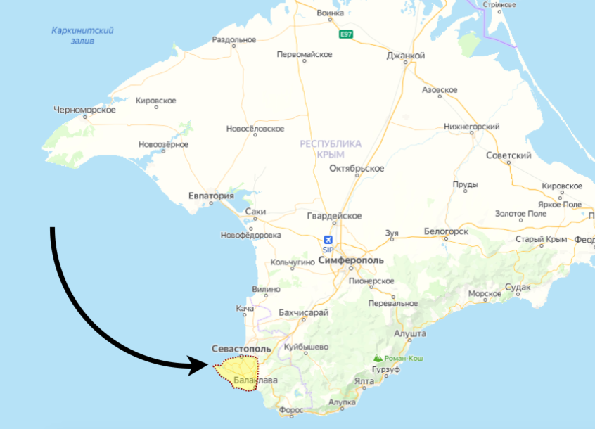 М 2 крым на карте. Мыс Фиолент на карте. Фиолент Крым карта.