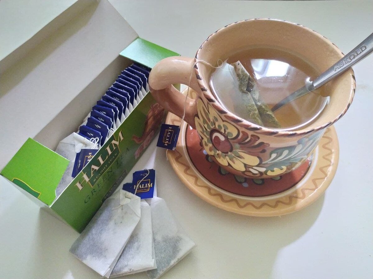 Печенье в виде пакетиков чая