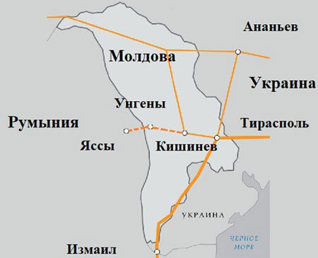 Газотранспортная система Молдавии