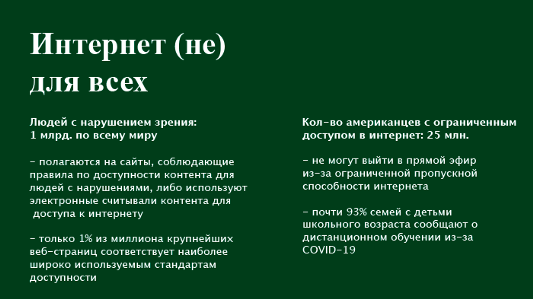 Я окунулся в мир интернета для людей с нарушениями зрения и ограниченным доступом в интернет