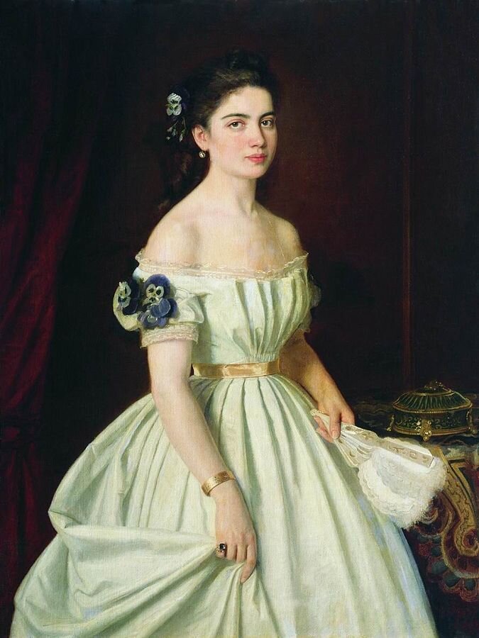 Портрет княгини Е.А. Васильчиковой, 1867 год. Источник: ru.wikipedia.org 