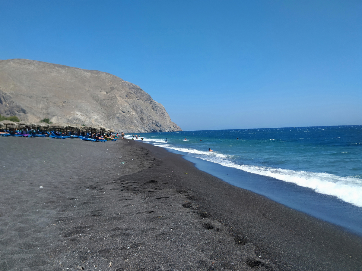 Пляж Санторини.