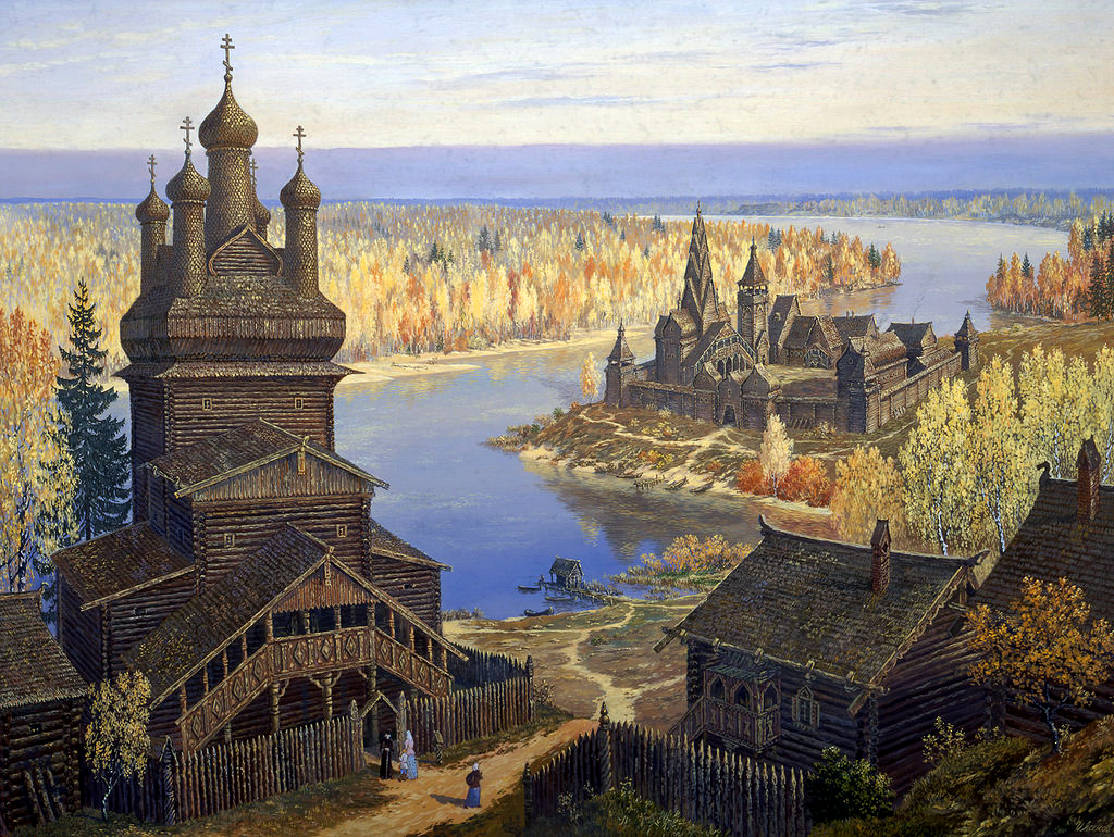 Древнерусский город                                                                     Источник:ya-kraeved.ru