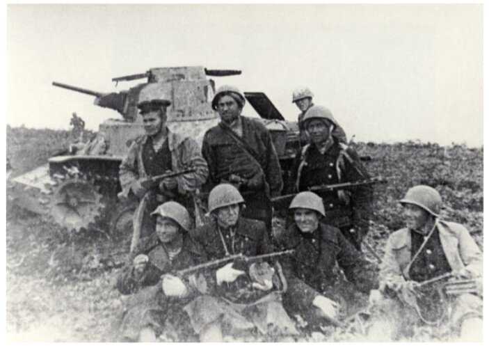 Фотография августа 1945 года. Из открытого доступа в сети интернет.