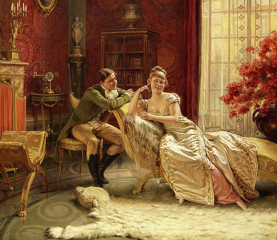 19th century Painting by Frederic Soulacroix