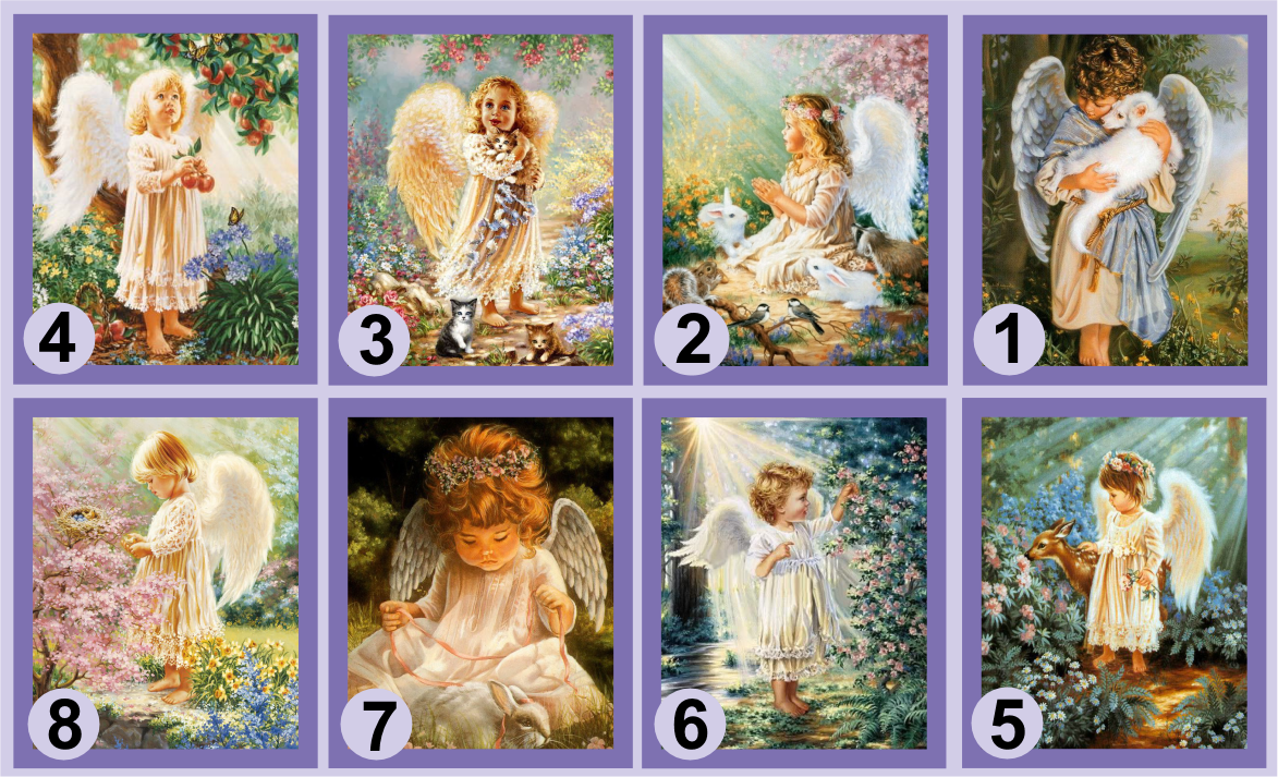 Откройте глаза и выберите ангела 