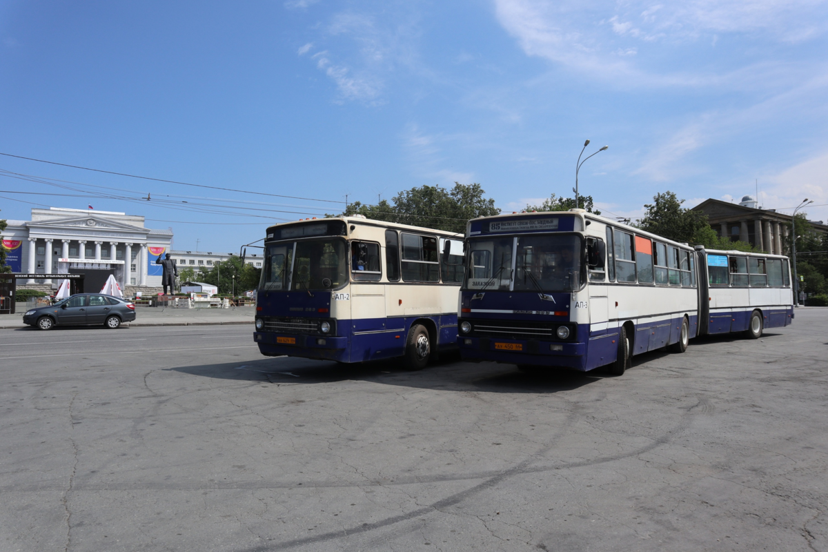 Последние "икарусы" России работают в Курске