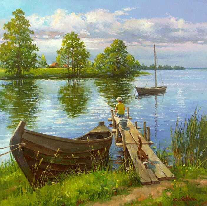 Художник Дмитрий Лёвин.