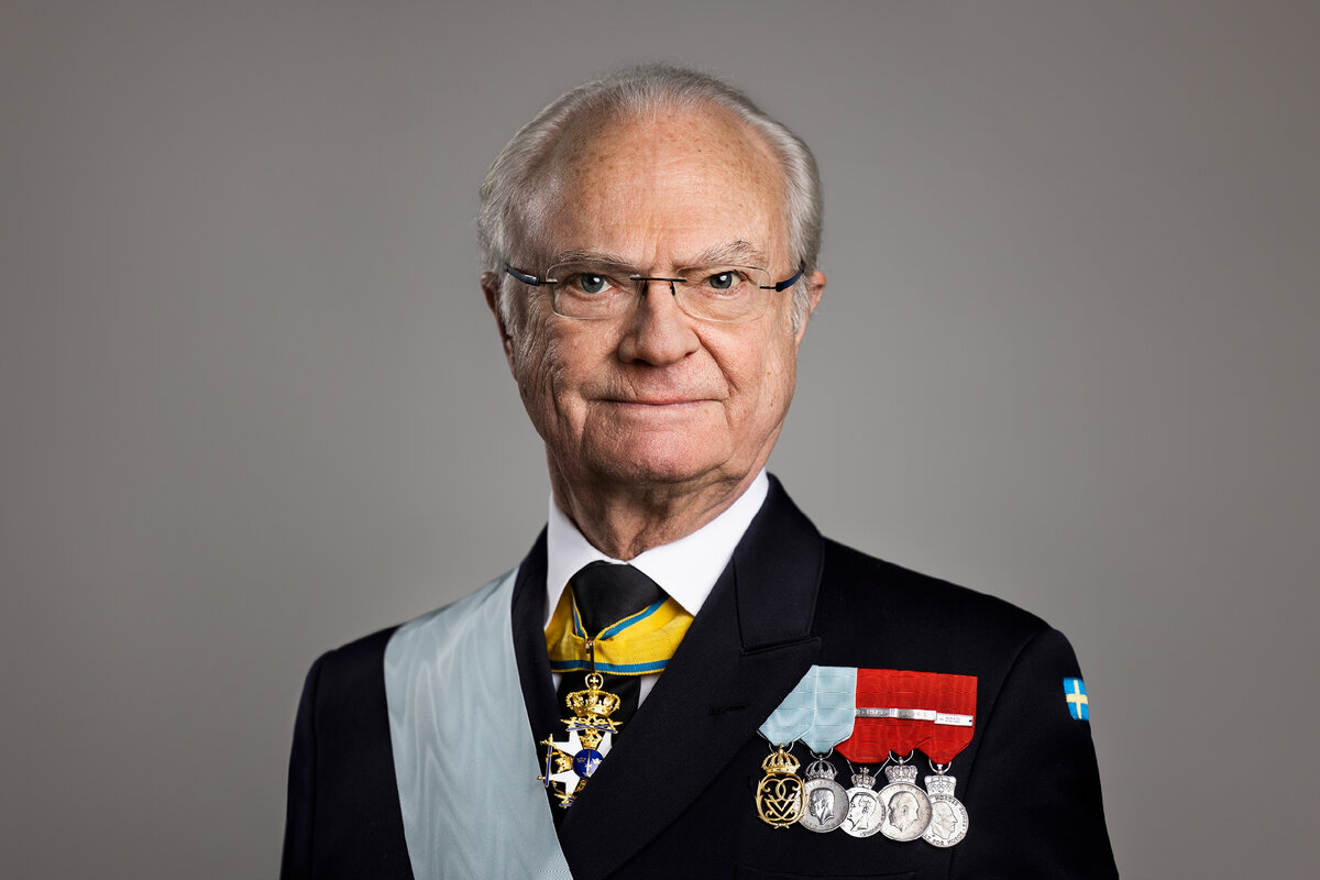 Фактический правитель швеции. Carl XVI Gustaf.