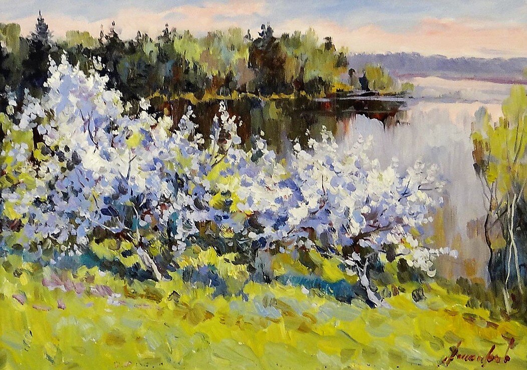 Анненков А. С., «Без названия», холст, масло, 50 х 70 см