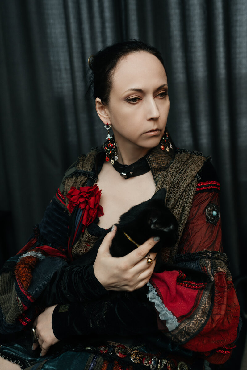 "Дама с горностаем" в исполнении на с Шаманом