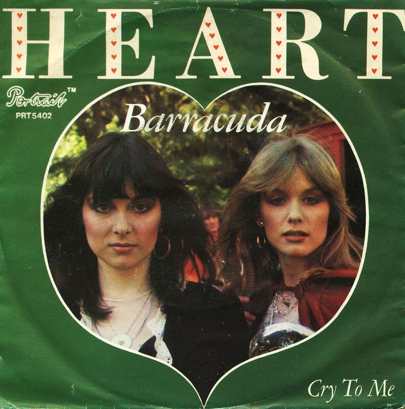 Обложка сингла "Barracuda" американской рок-группы Heart