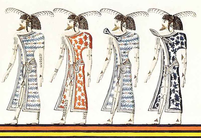 Гараманты. Фрагмент петроглифов на юге Ливии.