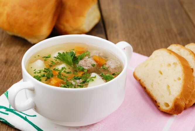 Суп с фрикадельками: рецепт пошагово от Шефмаркет