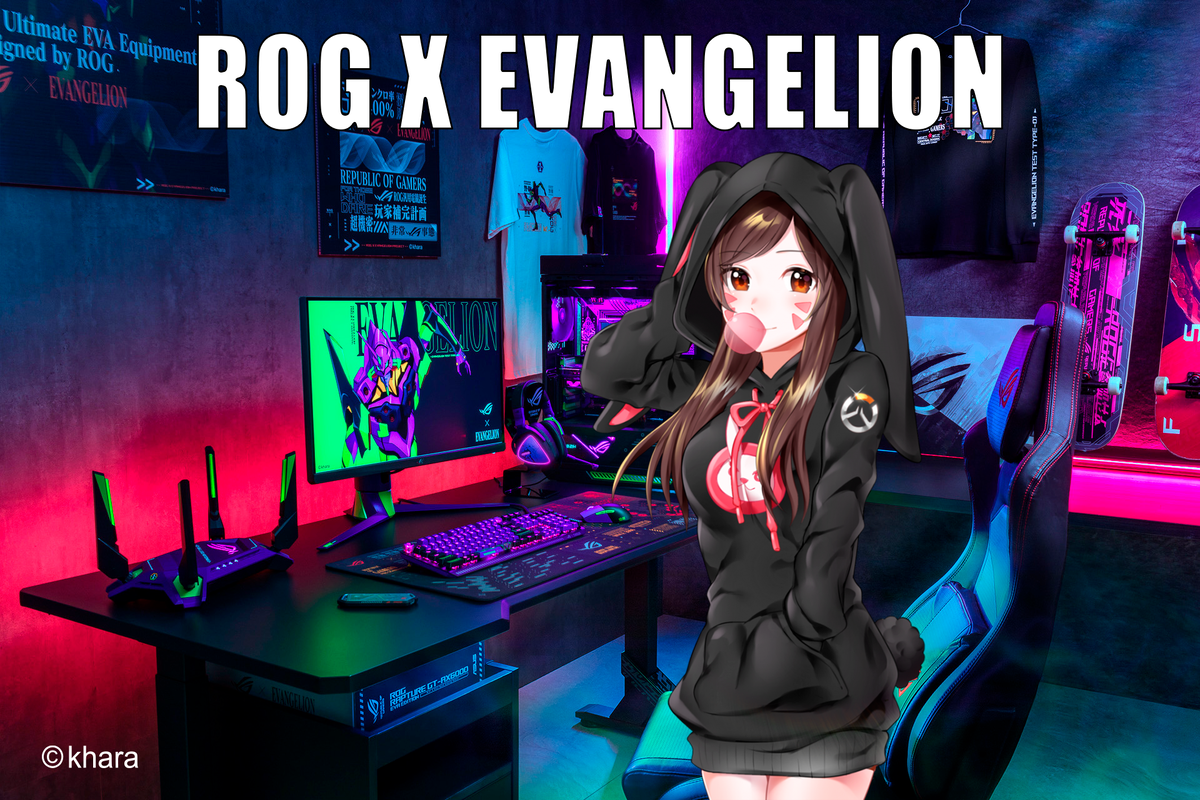 Asus Republic Of Gamers представляет линейку продуктов ROG X EVANGELION