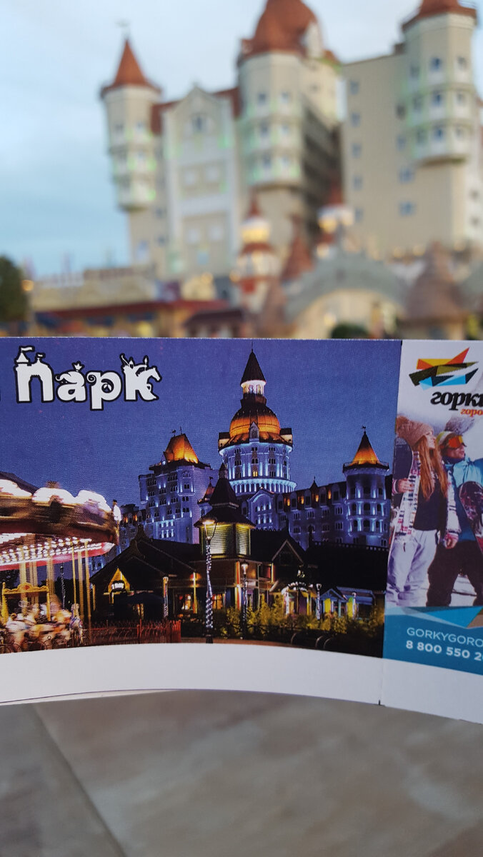 билет в Сочи-парк (фото из личного архива)