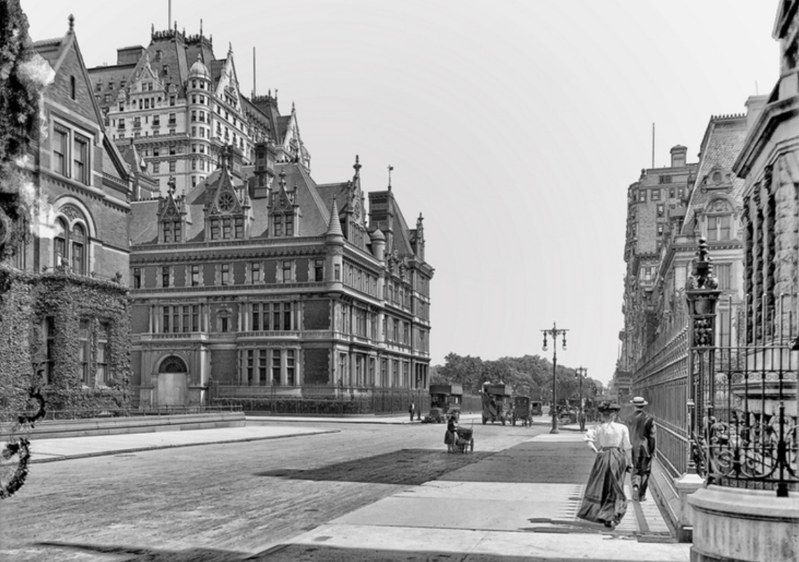 Пятая авеню в Нью-Йорке. 1910 год