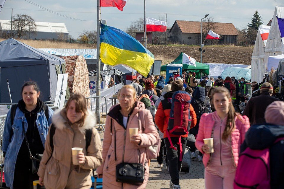     В Польше заканчиваются ресурсы для украинских беженцев.  GLOBAL LOOK PRESS
