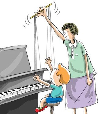 Иллюстрация из книги "Стать талантливым музыкантом? Легко" Е.В.Хайнер