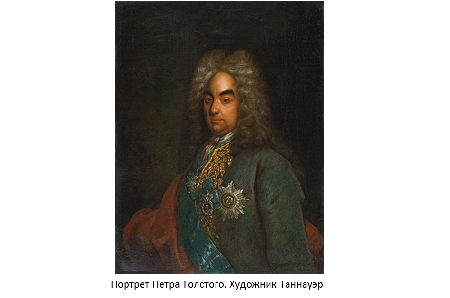 П г толстой. Таннауэр портрет Меньшикова. , Портрет графа п.а. Толстого Таннауэр.