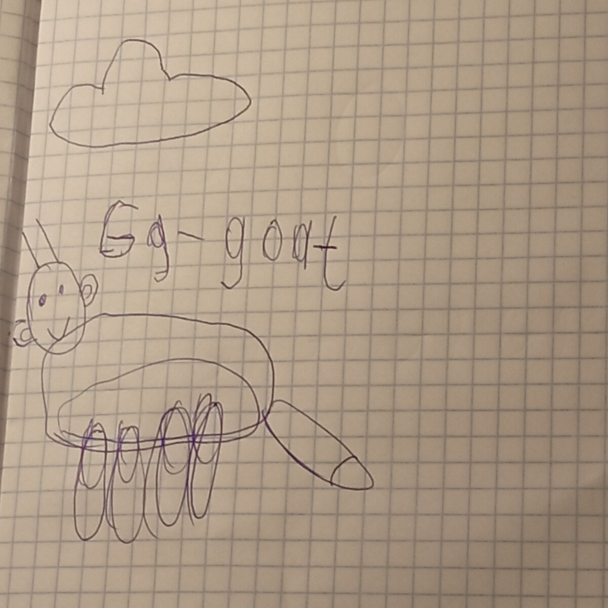 Это козлик. Да, козлик, совершенно точно. Рога же есть.