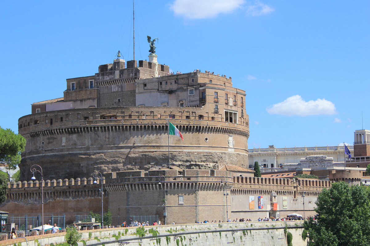 Замок Святого Ангела Castel Sant'Angelo в Риме 