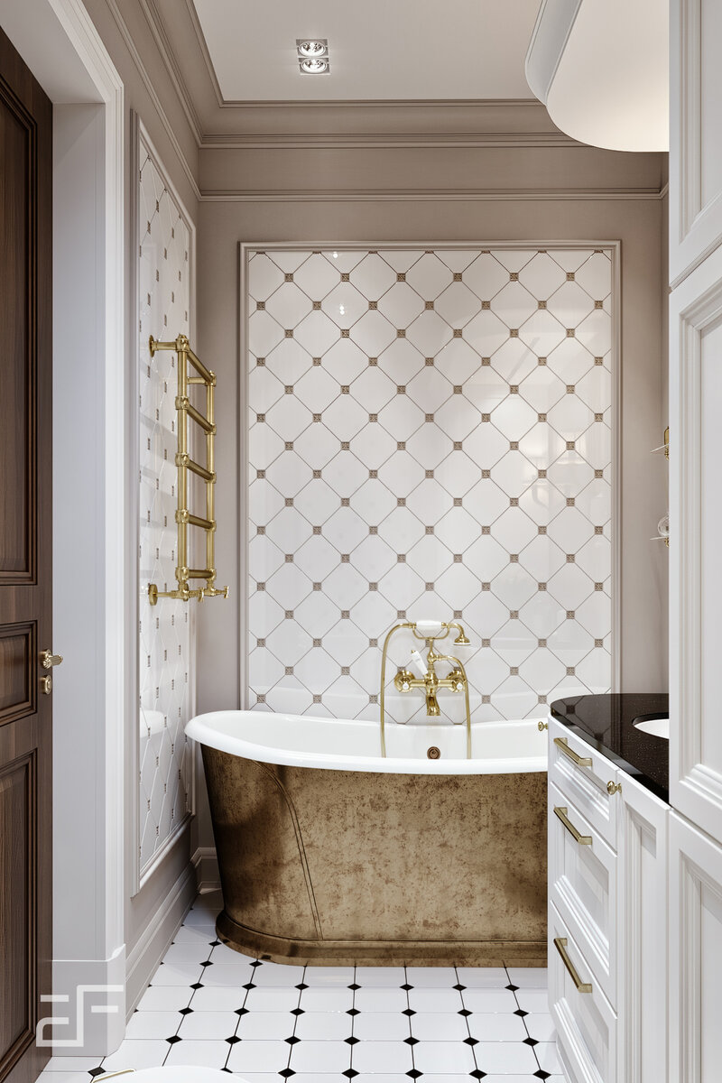 Дизайн интерьера ванной комнаты