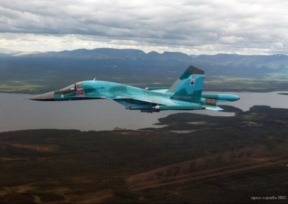    Су-34 Пресс-служба ЗВО