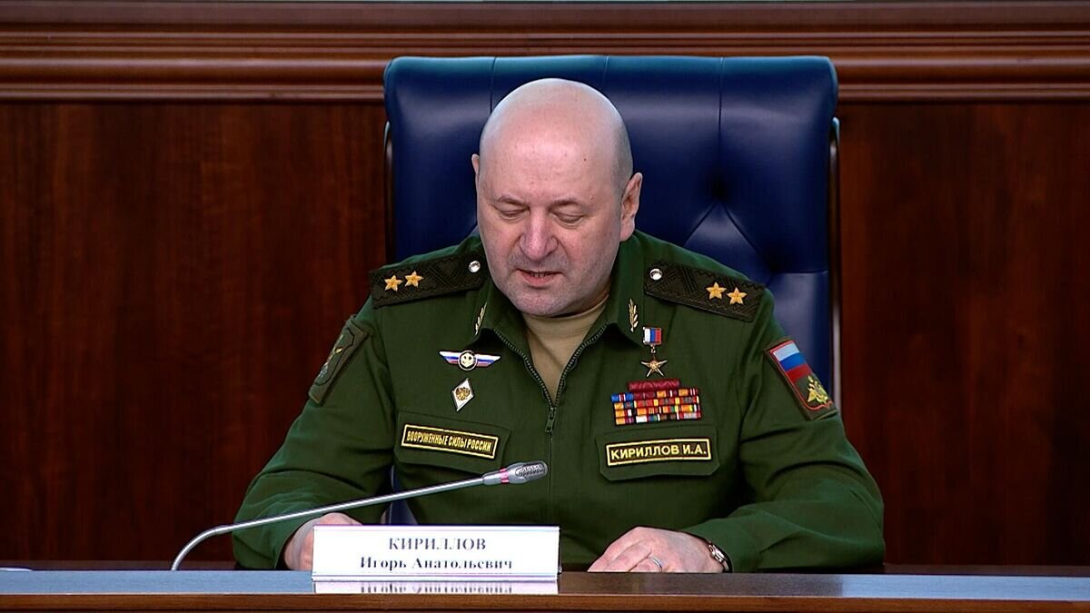    Начальник войск РХБ о работе США с патогенами в биолабораториях Украины© Министерство обороны РФ