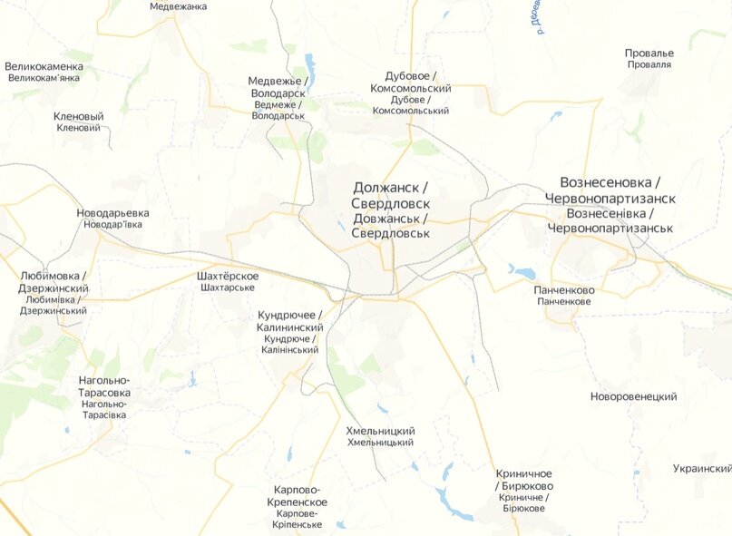 Кружиловка лнр карта