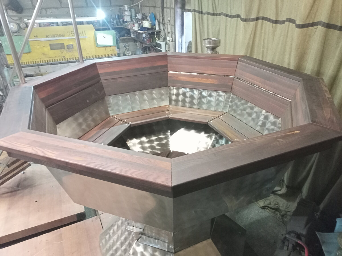 Полноценная лестница из нержавеющей стали марки,aisi 304