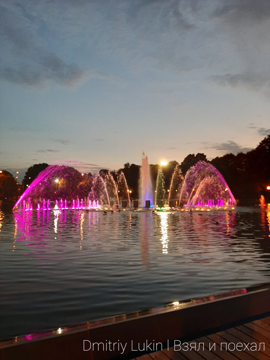 Фонтан в парке Горького