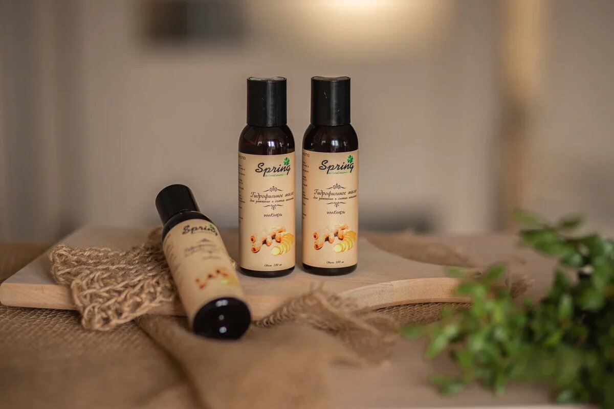 Гидрофильное масло для жирной и комбинированной кожи «Имбирь»